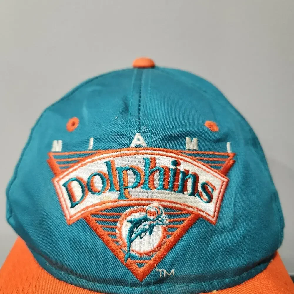 VTG 90s Miami Dolphins Team NFL‎ Football Snapback Hat Cap OSFA 1990s